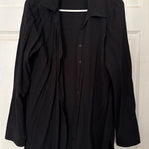 Calvin Klein Women's Black Longline Blazer